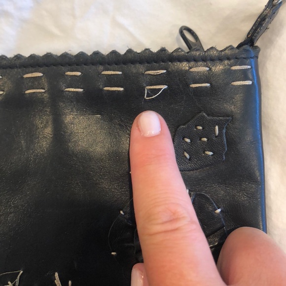 BCBG leather clutch - Picture 5 of 7